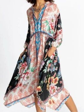 NWT Johnny Was Gena Patsy Shirt Dress Size L